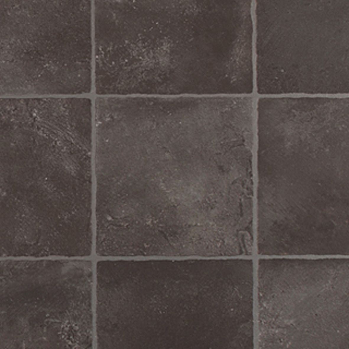 Colours Kennedy Black Tile effect Vinyl flooring, 4m²