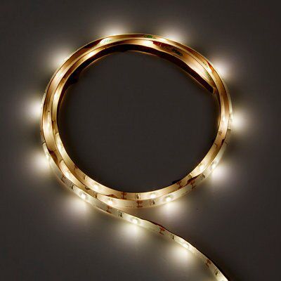 Colours Kimber Battery-powered LED White Strip light IP20 120lm 4000K (L)1m