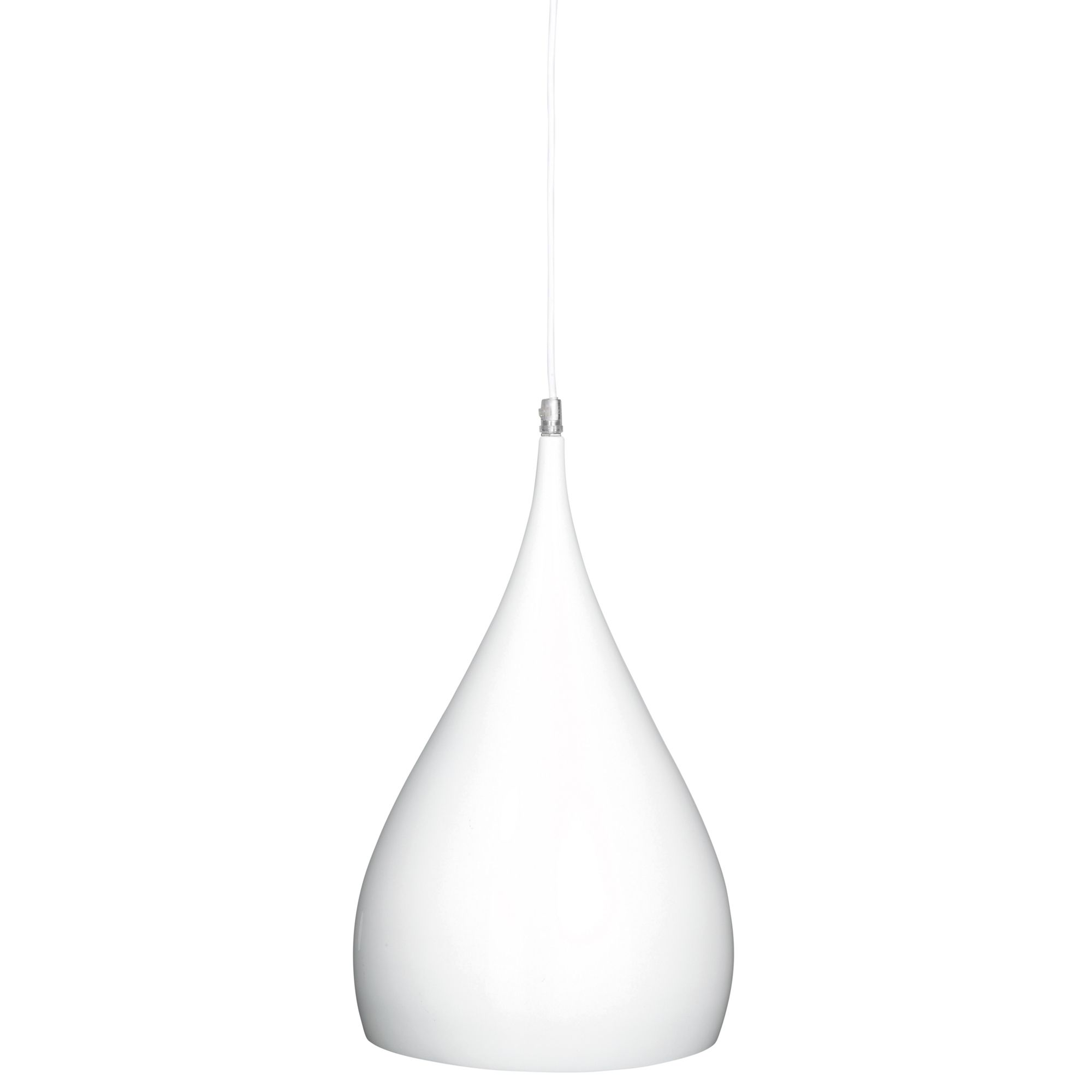 Colours Kinsei Pendant Gloss Metal White Ceiling light