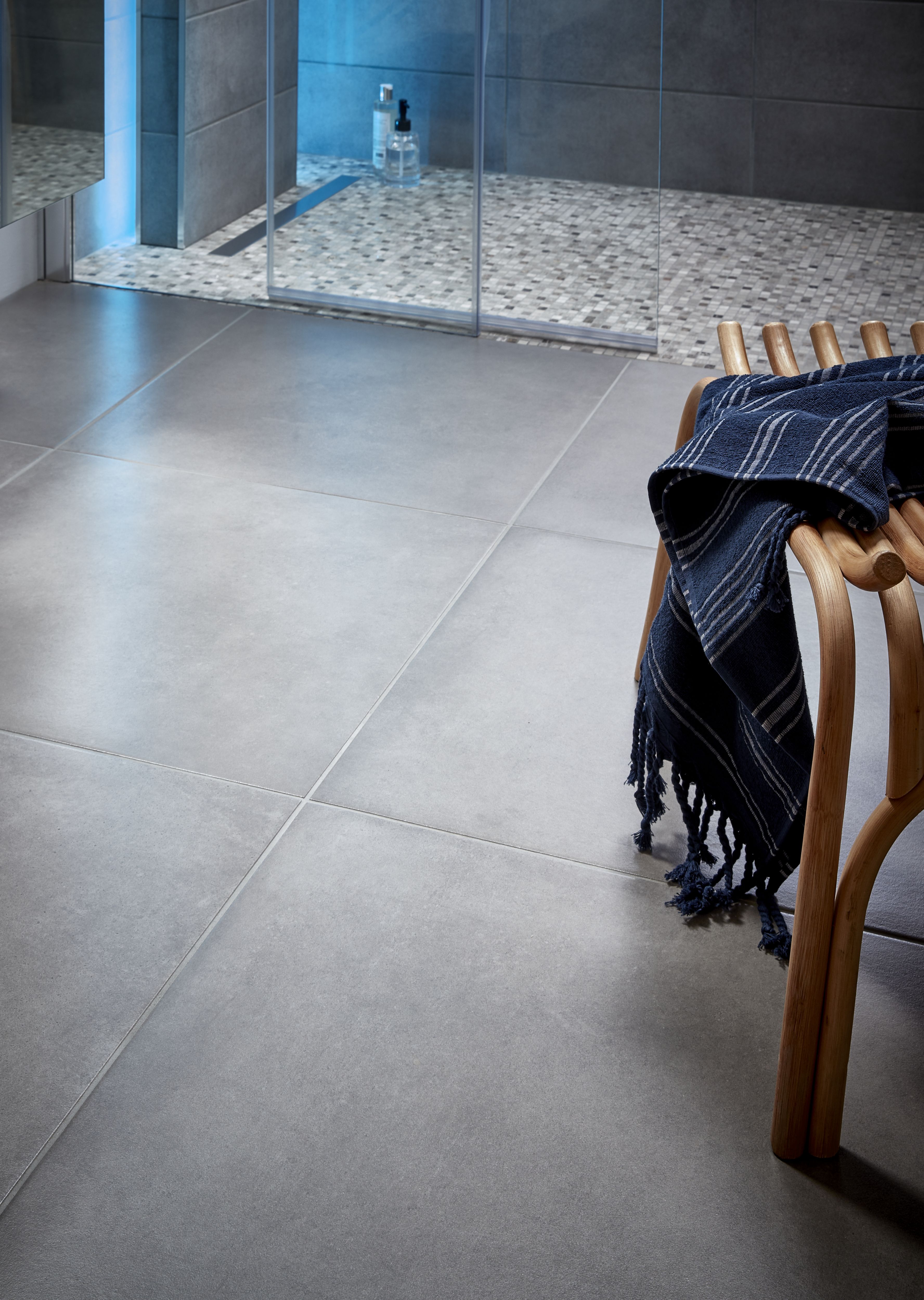 Colours Konkrete Grey Matt Concrete effect Porcelain Indoor Wall & floor tile - 6