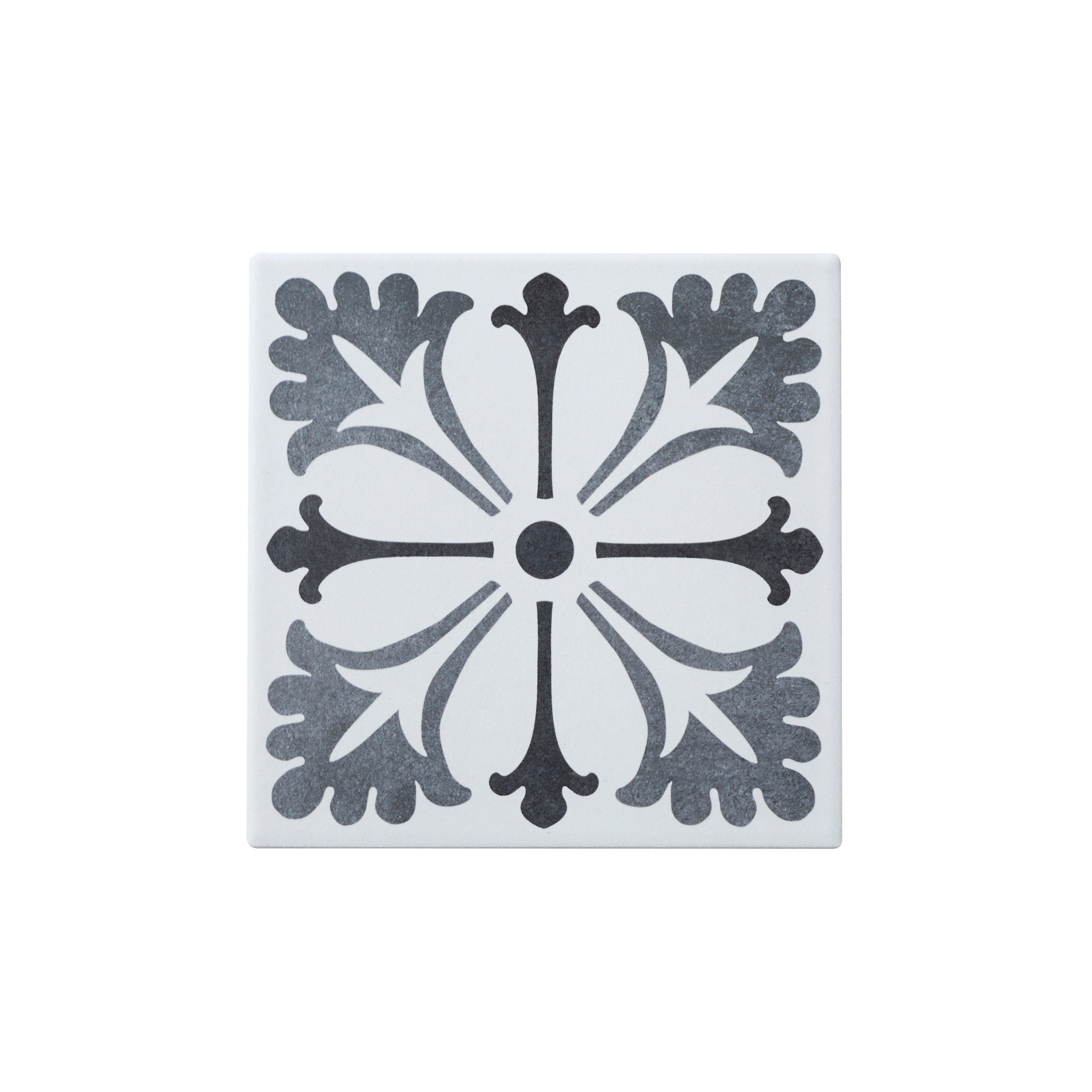 Colours Konkrete Grey Matt Décor mix Porcelain Wall & floor Tile Sample - 5