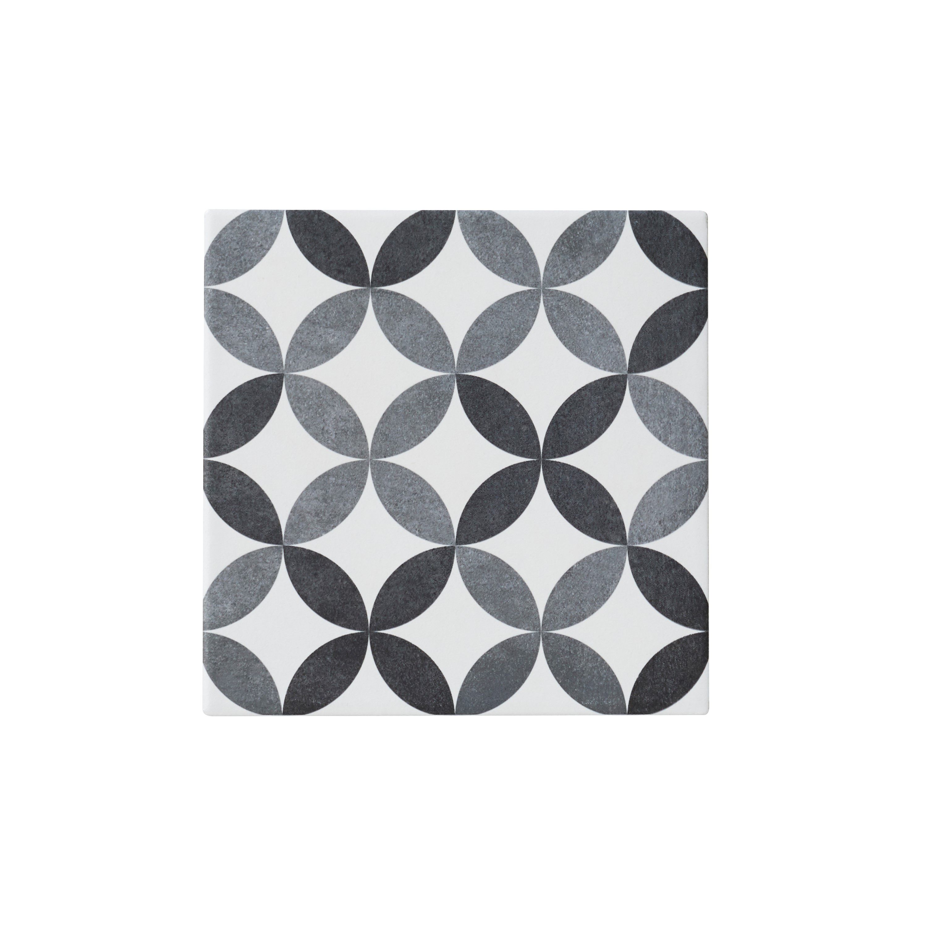 Colours Konkrete Grey Matt Décor mix Porcelain Wall & floor Tile Sample - 6