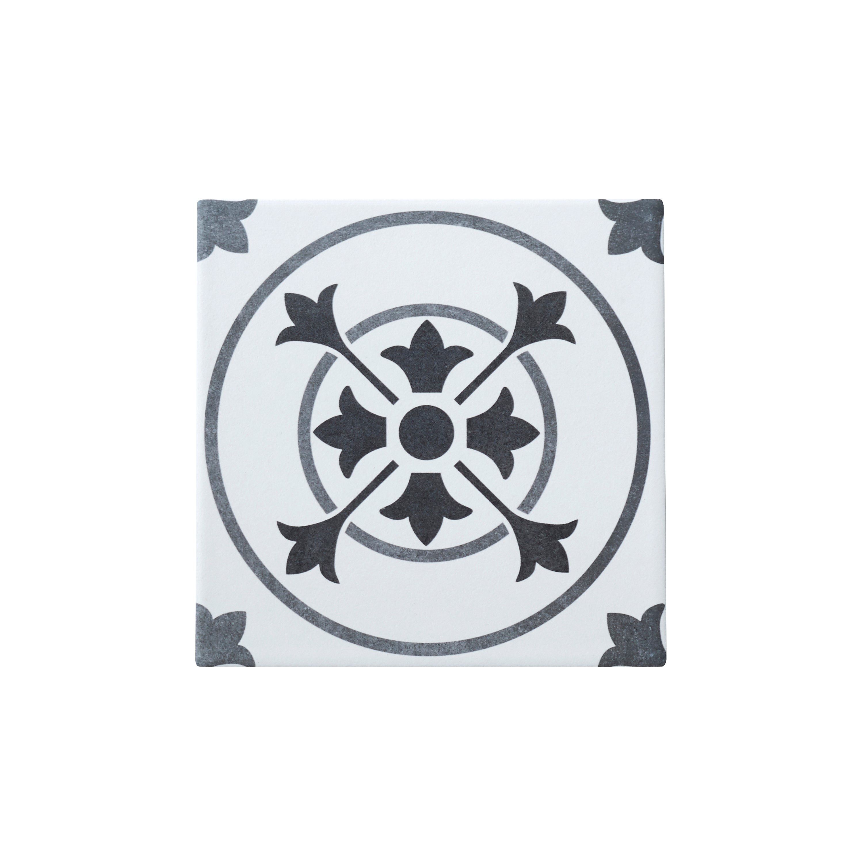 Colours Konkrete Grey Matt Décor mix Porcelain Wall & floor Tile Sample - 7