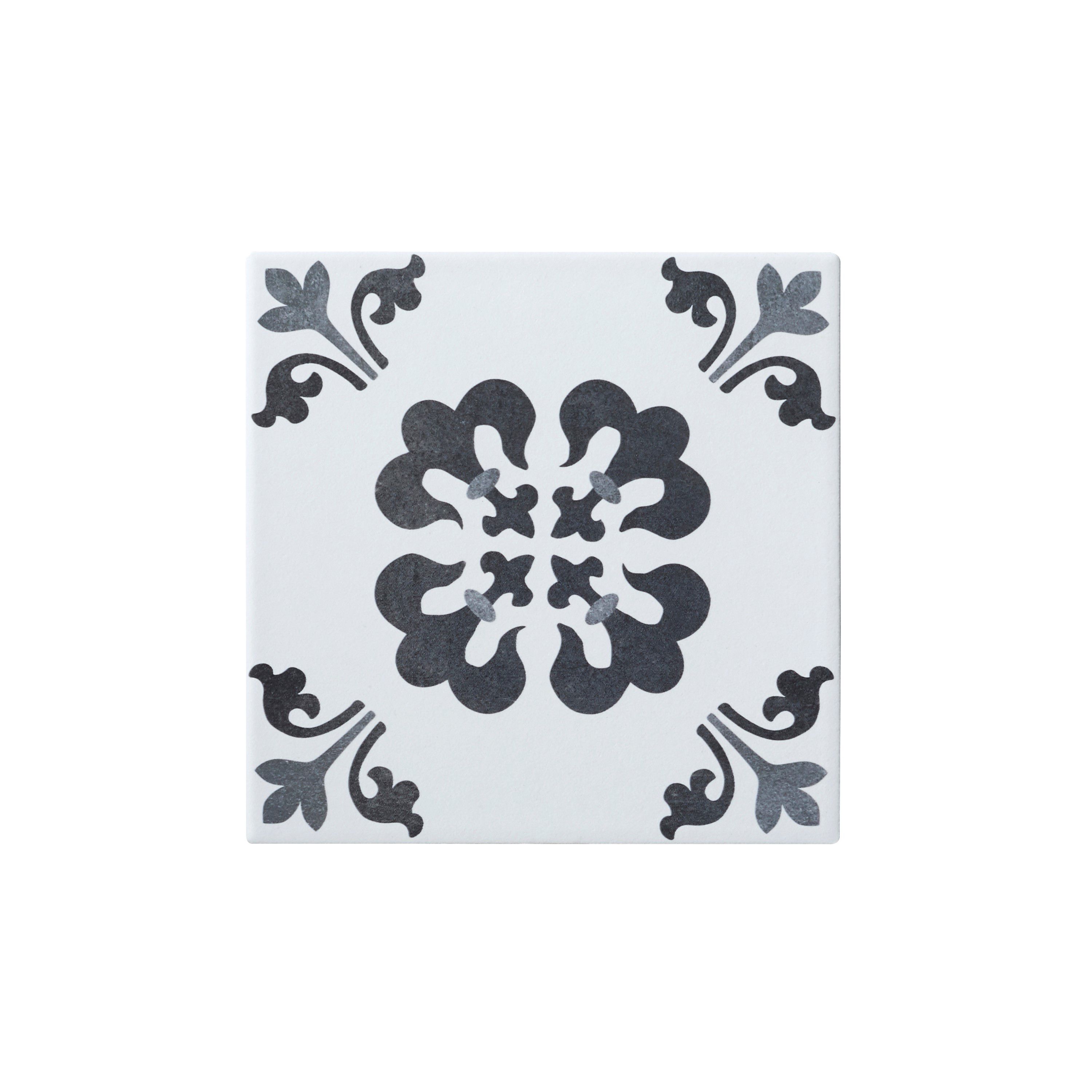 Colours Konkrete Grey Matt Décor mix Porcelain Wall & floor Tile Sample - 8