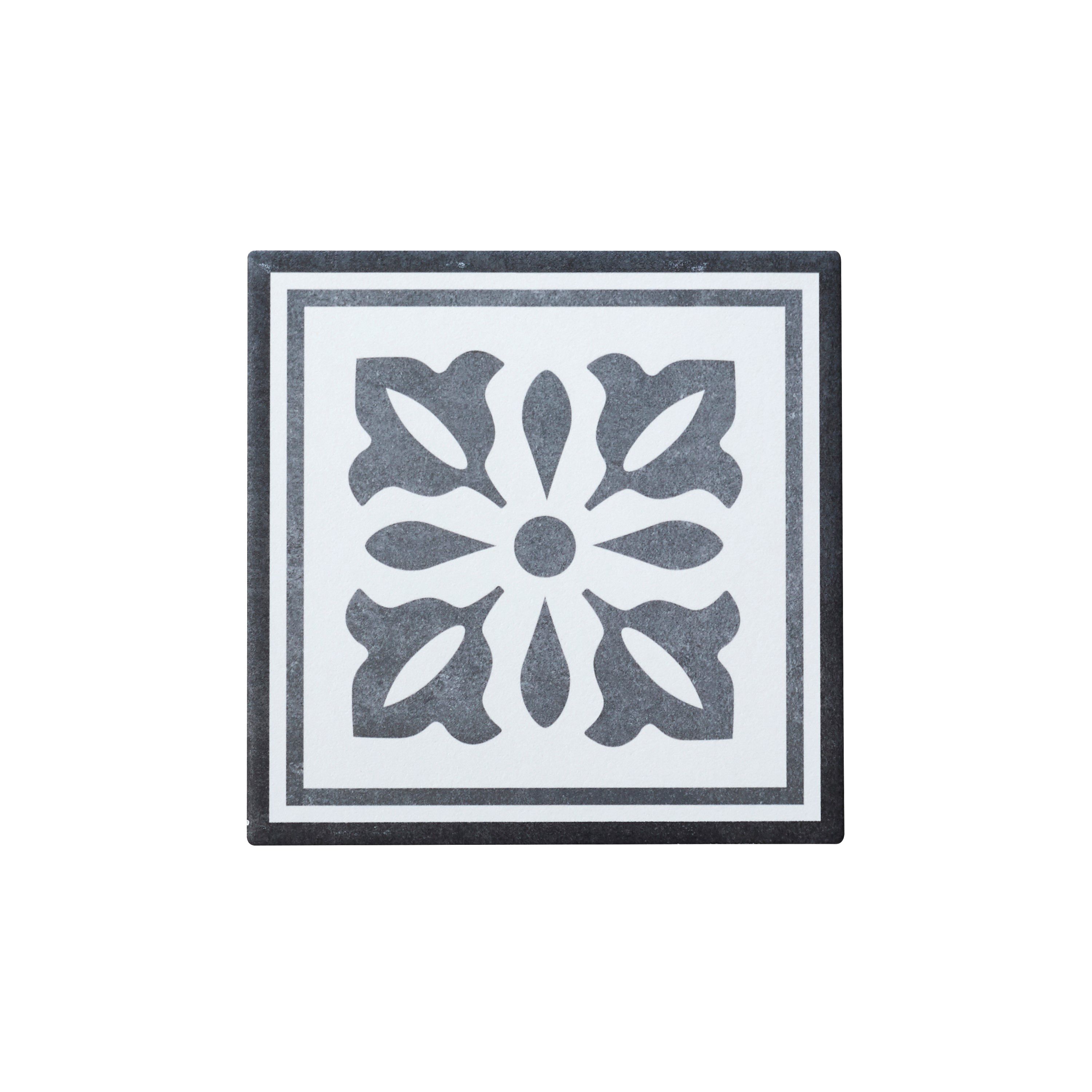 Colours Konkrete Grey Matt Décor mix Porcelain Wall & floor Tile Sample - 9