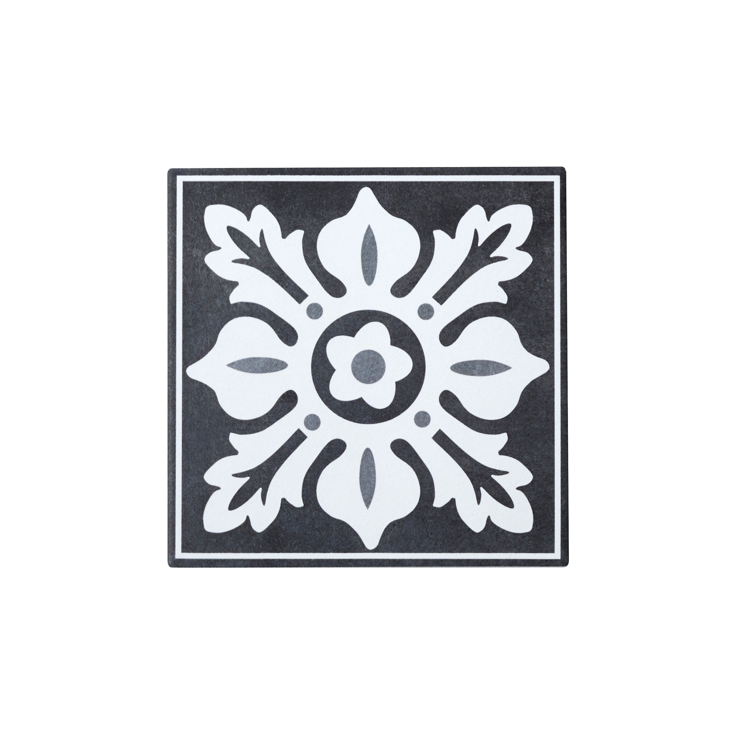 Colours Konkrete Grey Matt Décor mix Porcelain Wall & floor Tile Sample - 11