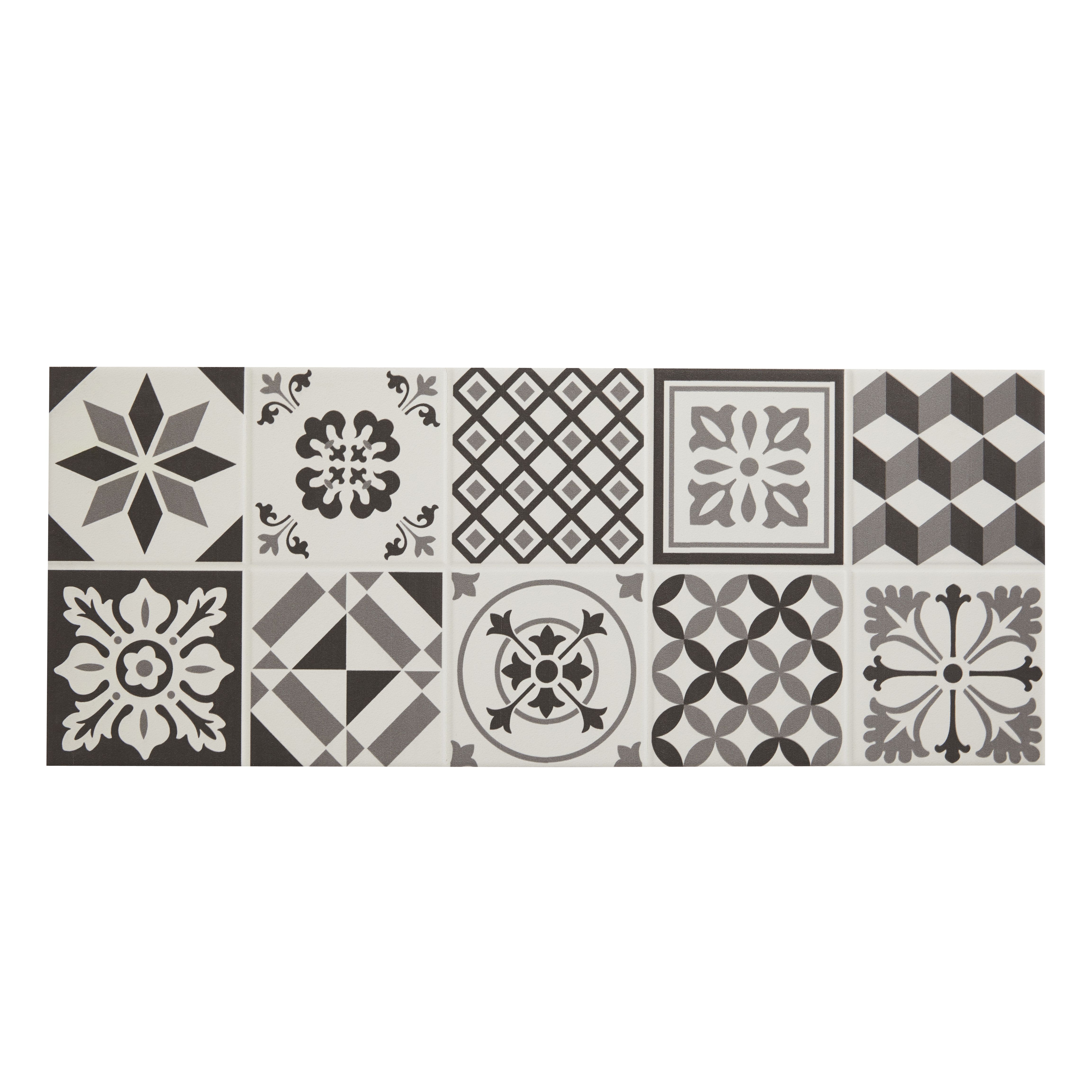 Colours Konkrete Grey Matt Pattern Ceramic Wall Tile Sample