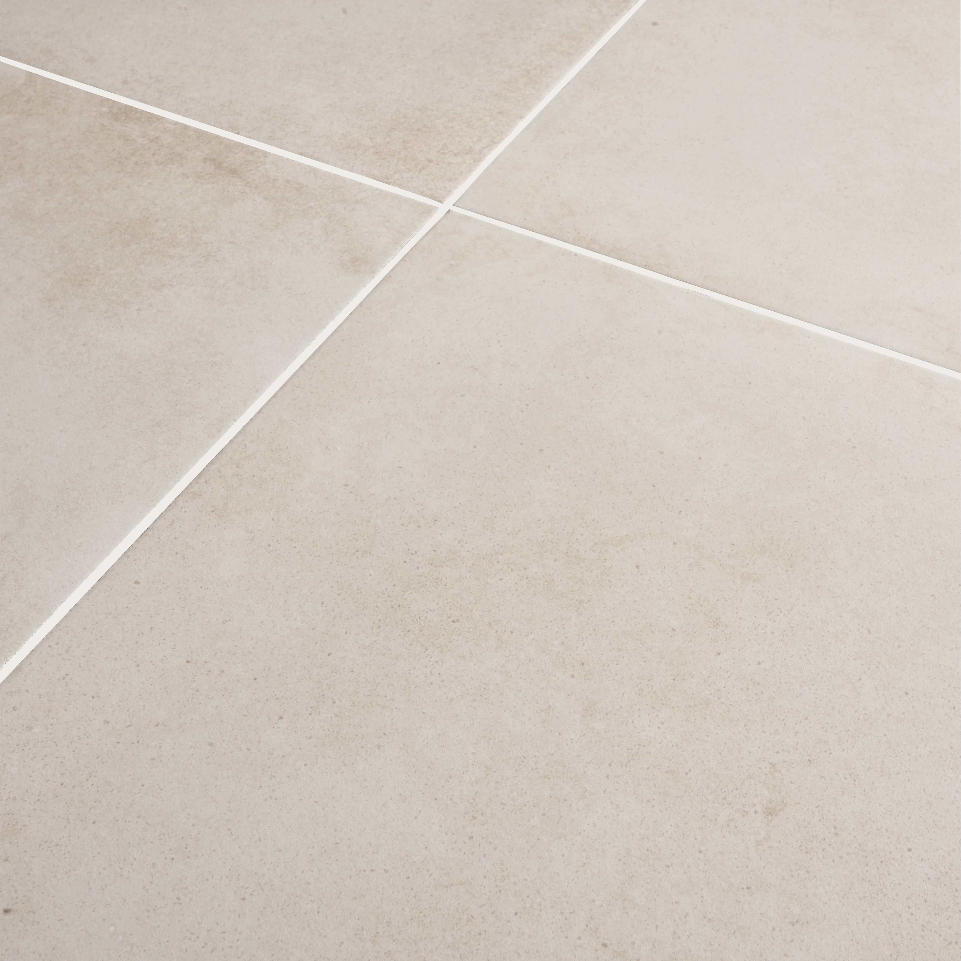 Colours Konkrete Ivory Matt Concrete effect Porcelain Indoor Wall & floor tile - 5