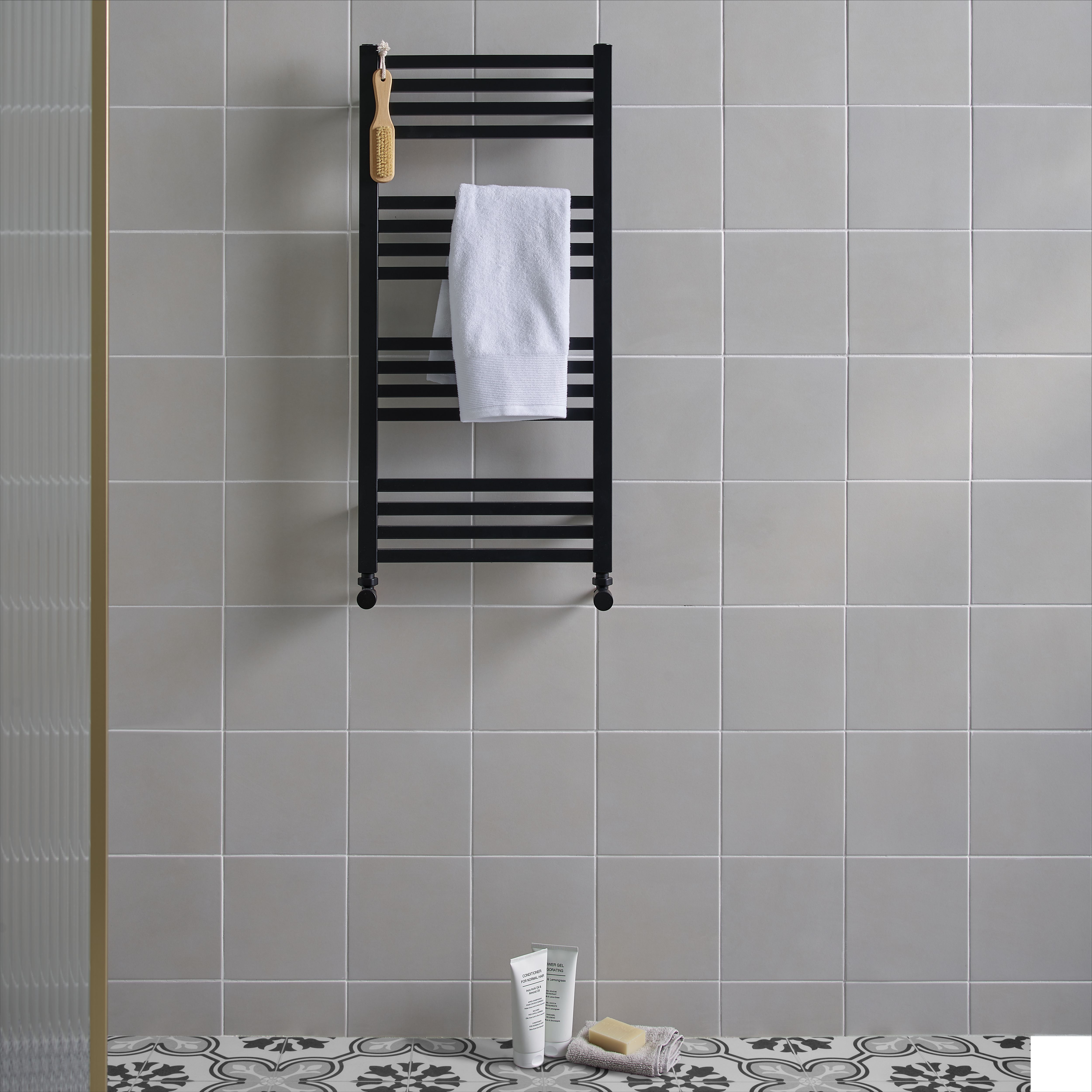 Colours Konkrete White Matt Stone effect Porcelain Indoor Wall & floor Tile - 7