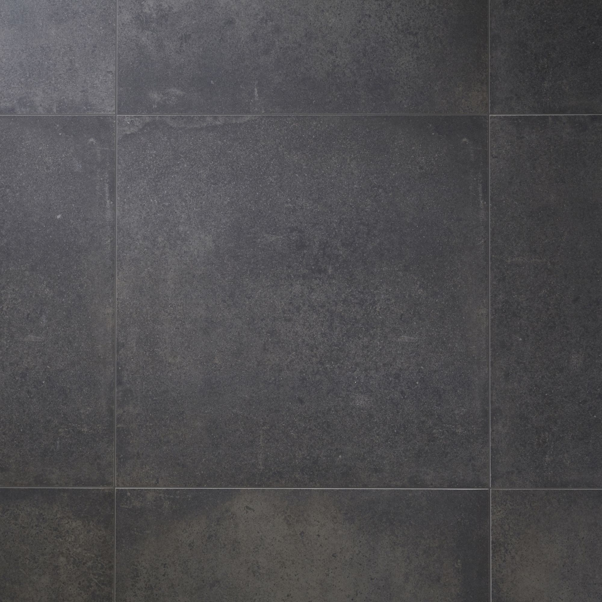 Colours Kontainer Anthracite Matt Flat Concrete effect Textured Porcelain Indoor Wall & floor Tile - 4