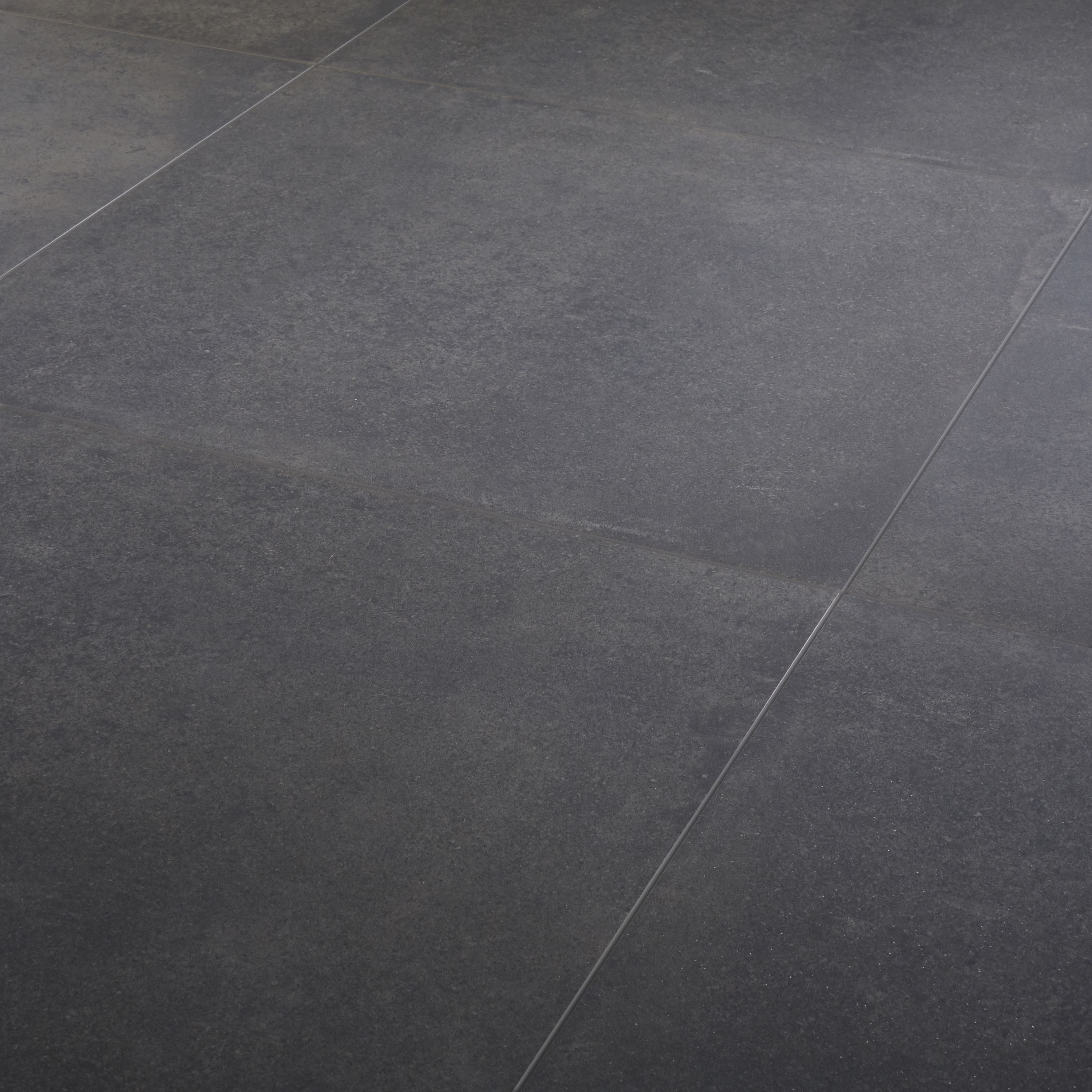 Colours Kontainer Anthracite Matt Flat Concrete effect Textured Porcelain Indoor Wall & floor Tile - 6