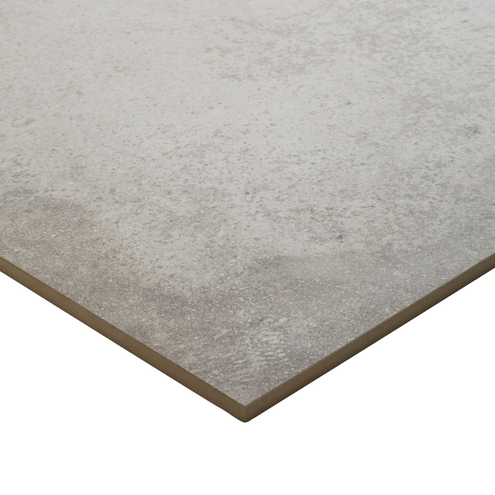 Colours Kontainer Light grey Matt Flat Concrete effect Textured Porcelain Indoor Wall & floor Tile - 4