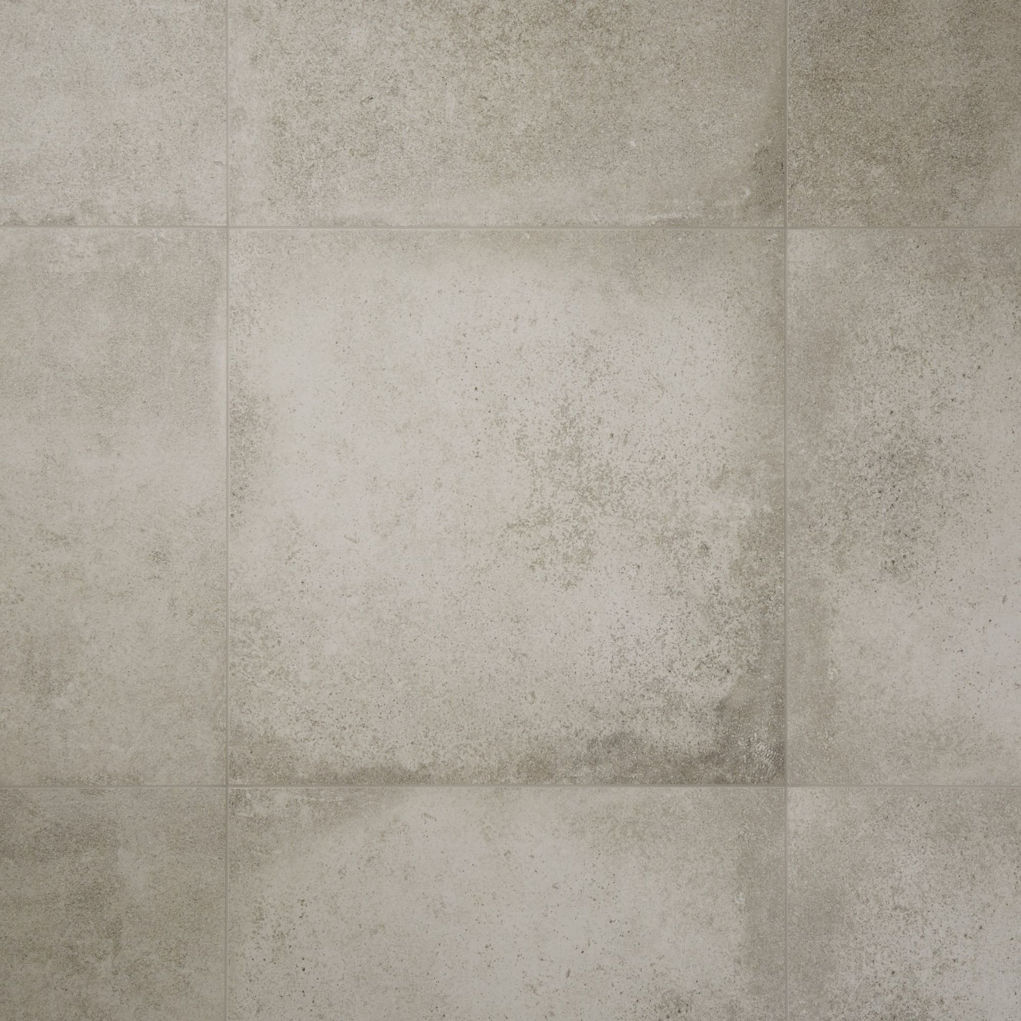 Colours Kontainer Light grey Matt Flat Concrete effect Textured Porcelain Indoor Wall & floor Tile - 5