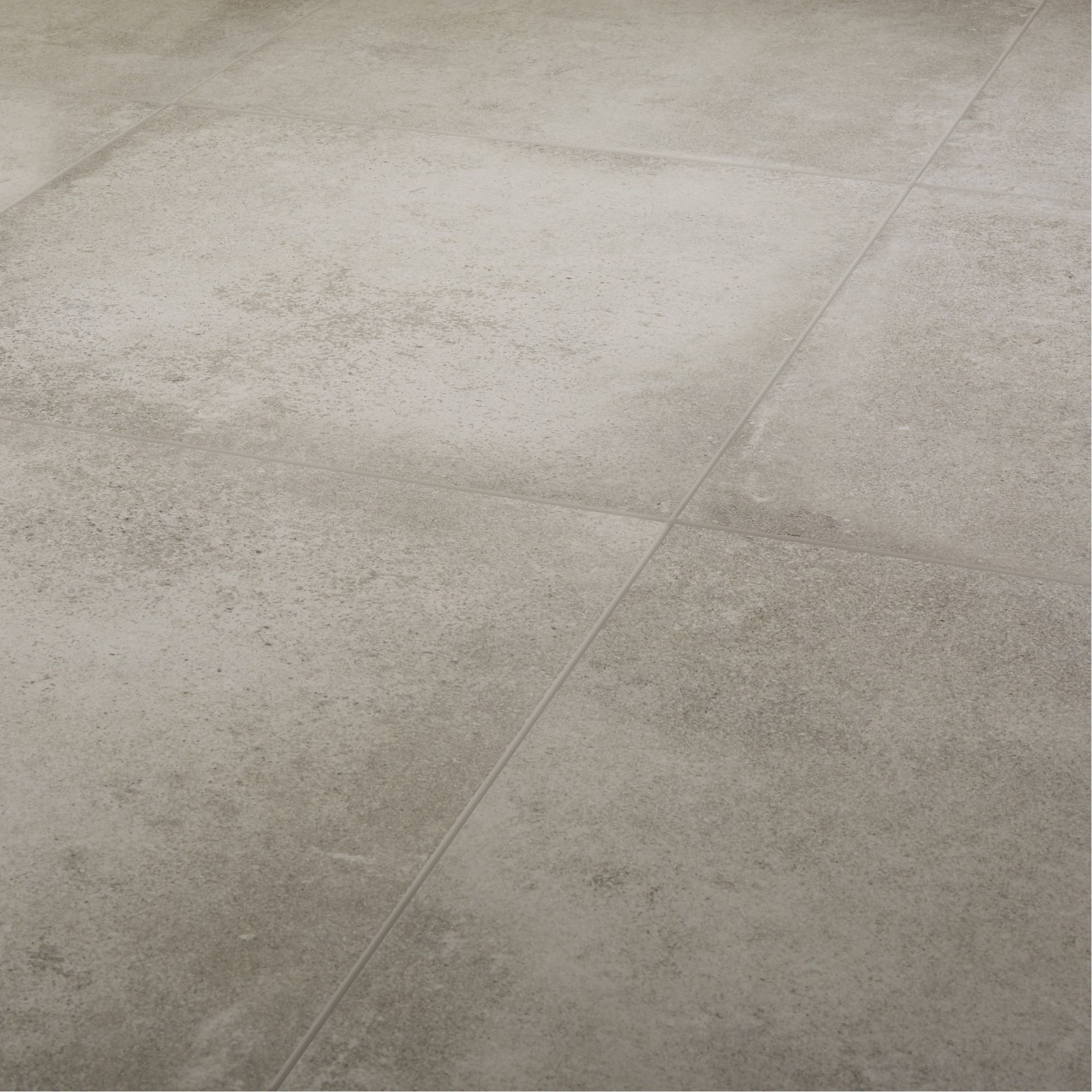 Colours Kontainer Light grey Matt Flat Concrete effect Textured Porcelain Indoor Wall & floor Tile - 6