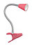 Colours Koro Goose neck Gloss Shell pink LED Clip-on desk lamp