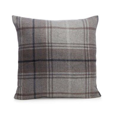 Grey shop tartan pillows