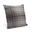 Colours Lamego Tartan Grey Cushion (L)50cm x (W)50cm