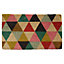 Colours Lami Geometric Multicolour Coir Door mat (L)0.75m (W)0.45m