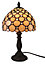Colours Layla Antique amber effect Halogen Table lamp