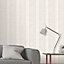 Colours Layla Grey Striped Smooth Wallpaper