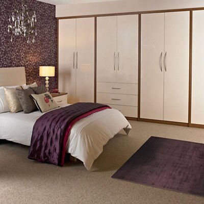 Colours Lenore Purple Large Rug, (L)230cm x (W)160cm