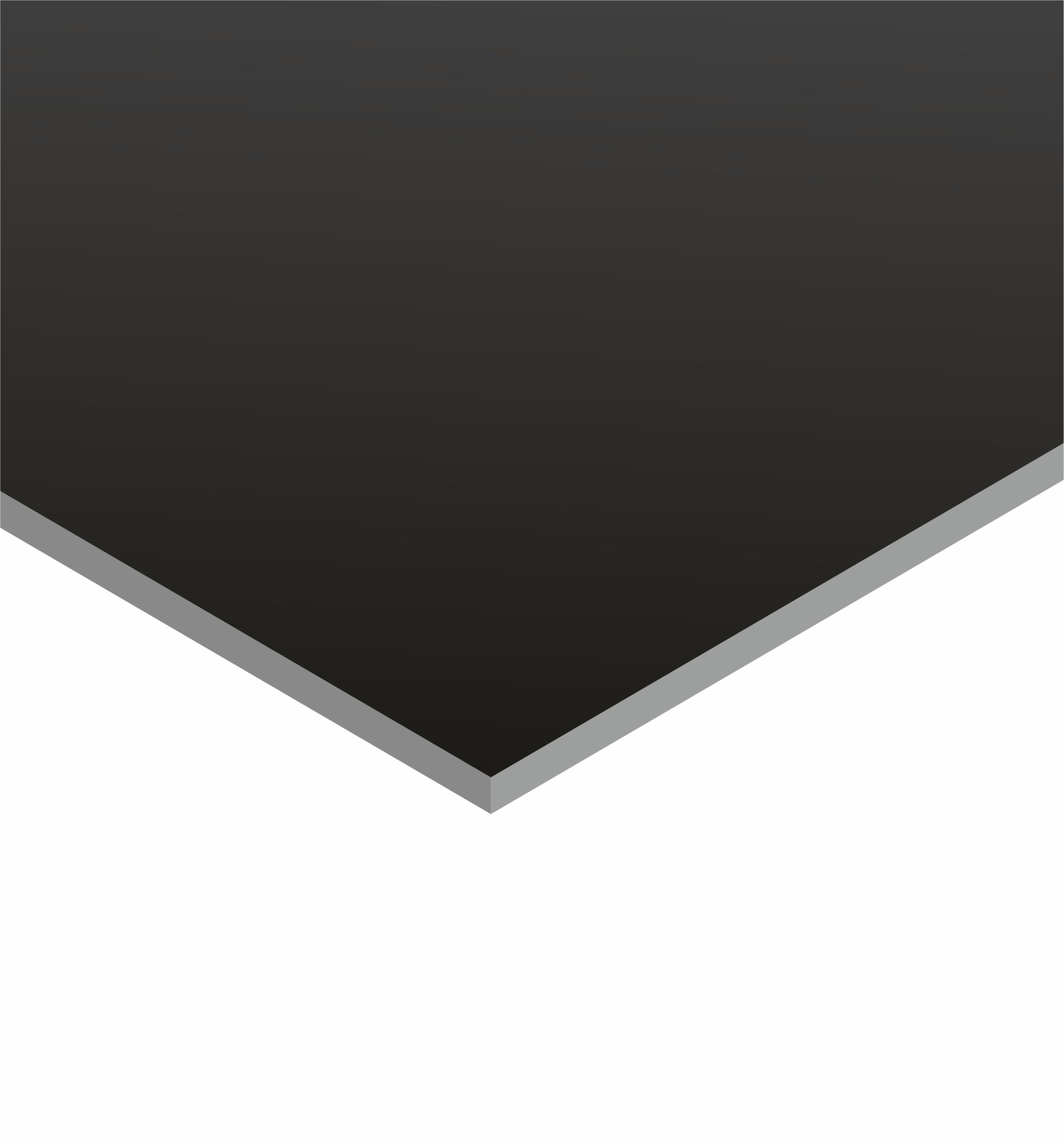 Colours Livourne Black Plain Porcelain Wall & floor Tile Sample - 3