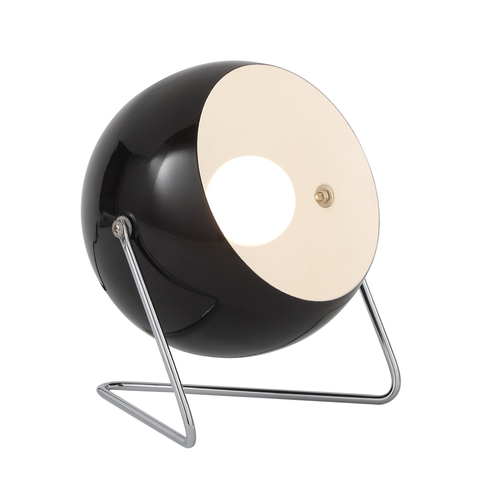 Colours Lodge Black Incandescent Table lamp