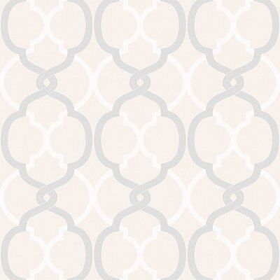 Colours Logan Cream Geometric Embossed Wallpaper