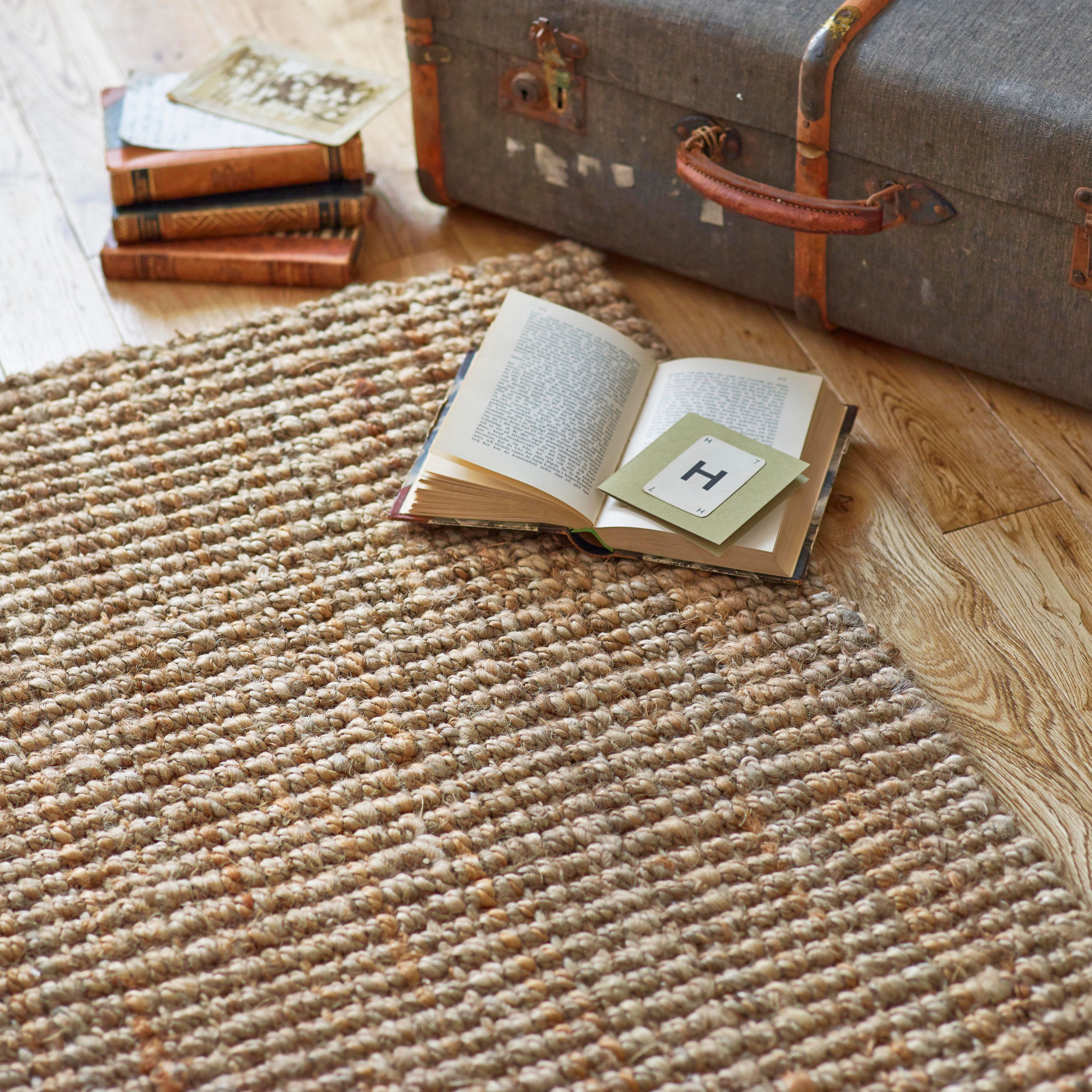 Colours Lollie Brown Medium Rug, (L)170cm x (W)120cm