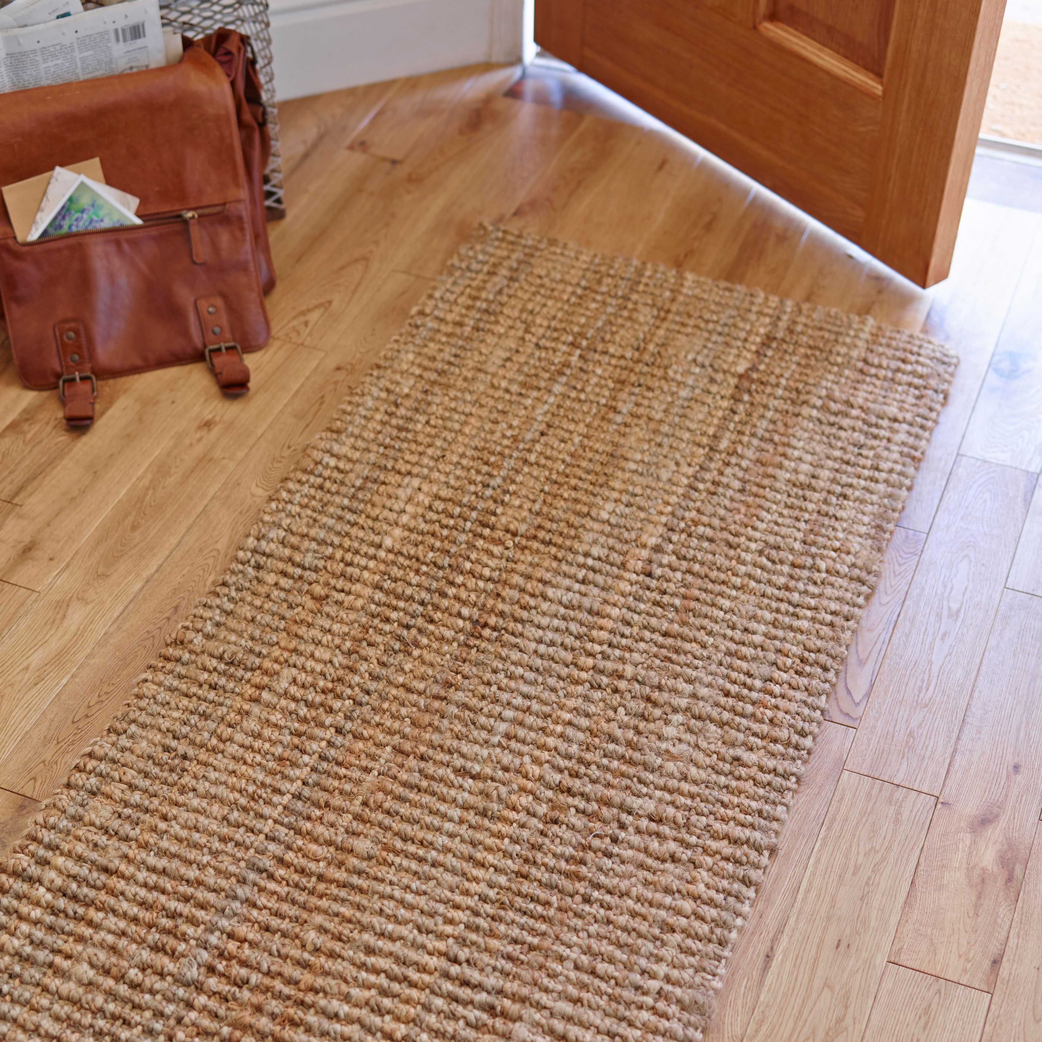 Colours Lottie Brown Large Runner, (L)200cm x (W)60cm