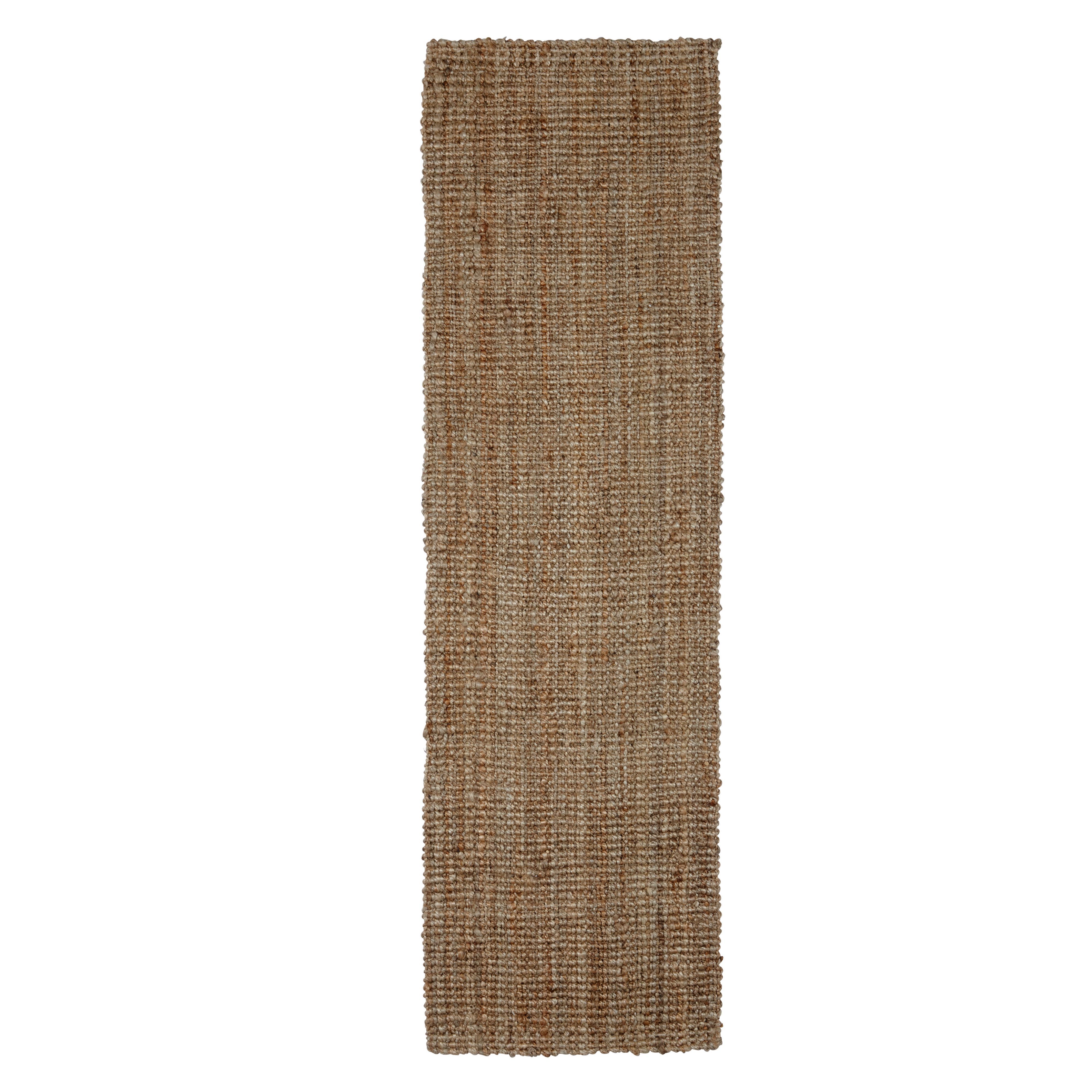 Colours Lottie Brown Large Runner, (L)200cm x (W)60cm