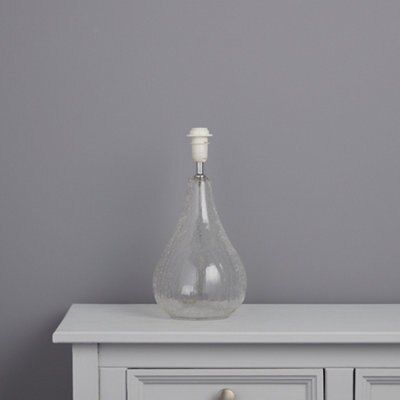 Colours Lucania Matt Clear Table lamp