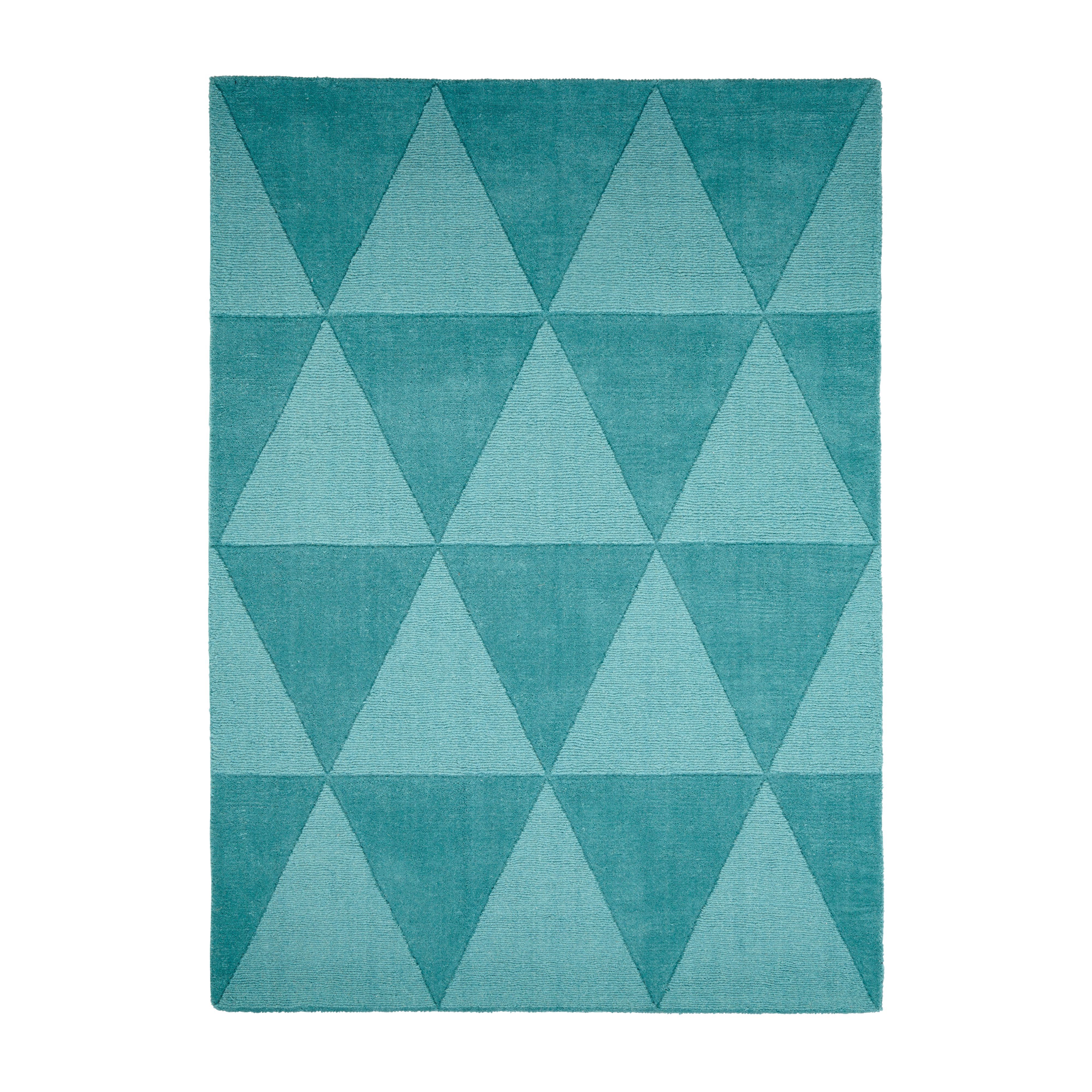 Colours Lucille Teal Rug (L)1.7m (W)1.2 m DIY at B&Q