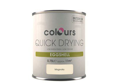 Colours Magnolia Eggshell Metal & wood paint, 750ml