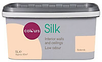Colours Magnolia Silk Emulsion paint, 5L