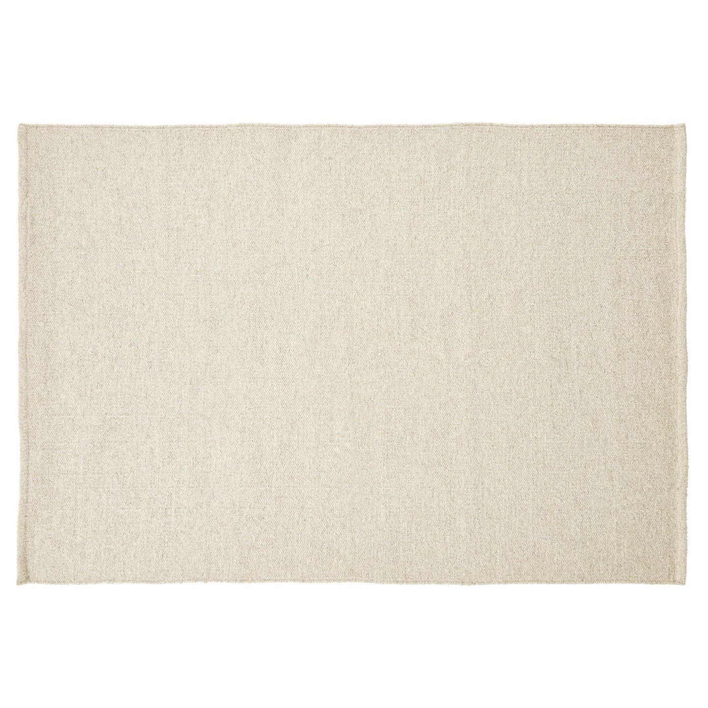 Colours Mahalla Beige Plain Medium Rug, (L)170cm x (W)120cm
