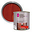 Colours Mahogany Satin Doors & windows Wood stain, 2.5L