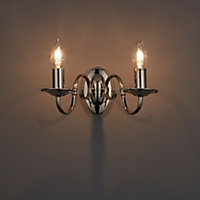 Colours Manning Nickel effect Double Wall light