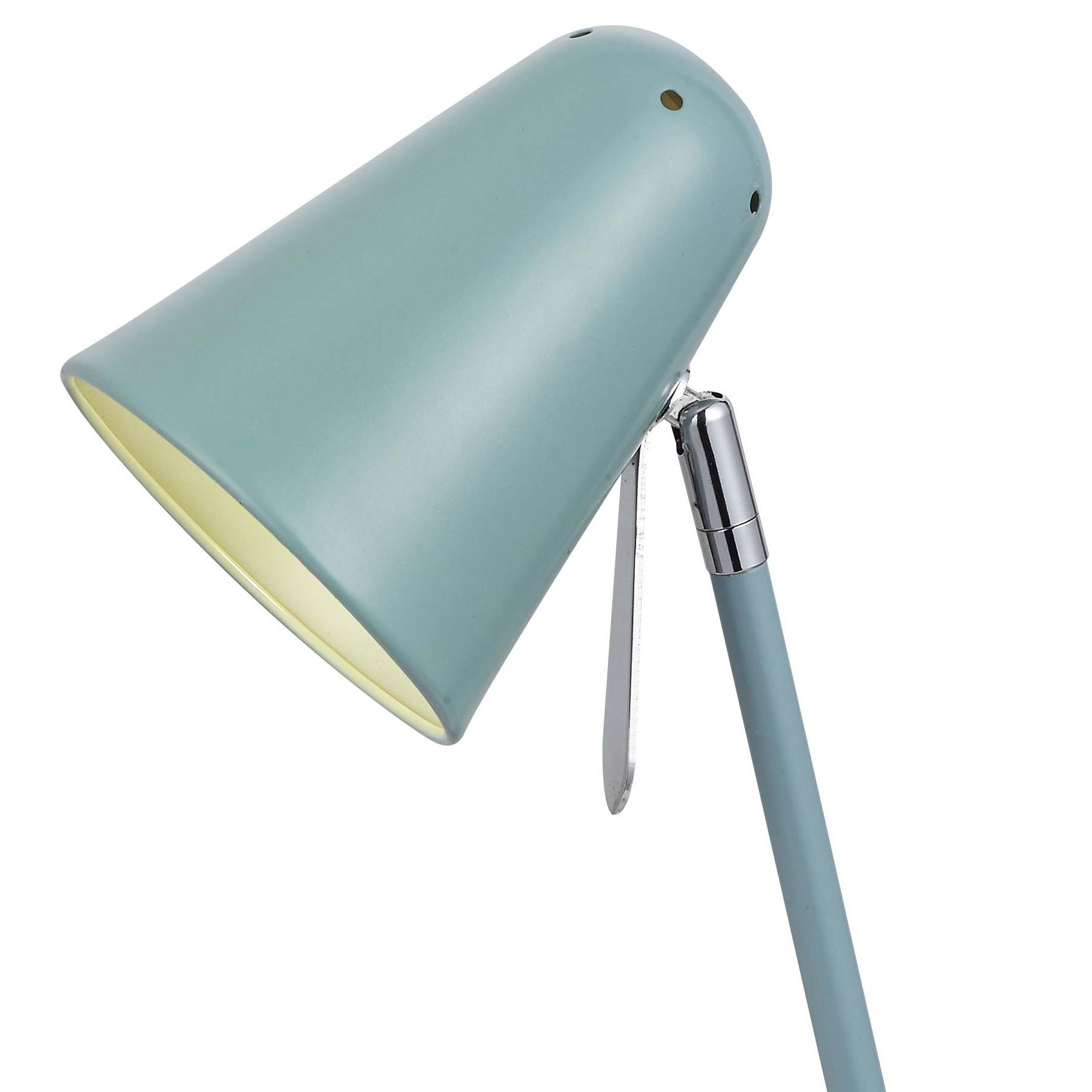 Colours Markham Matt Blue Table lamp