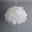 Colours Melito White Feather ball Light shade (D)400mm