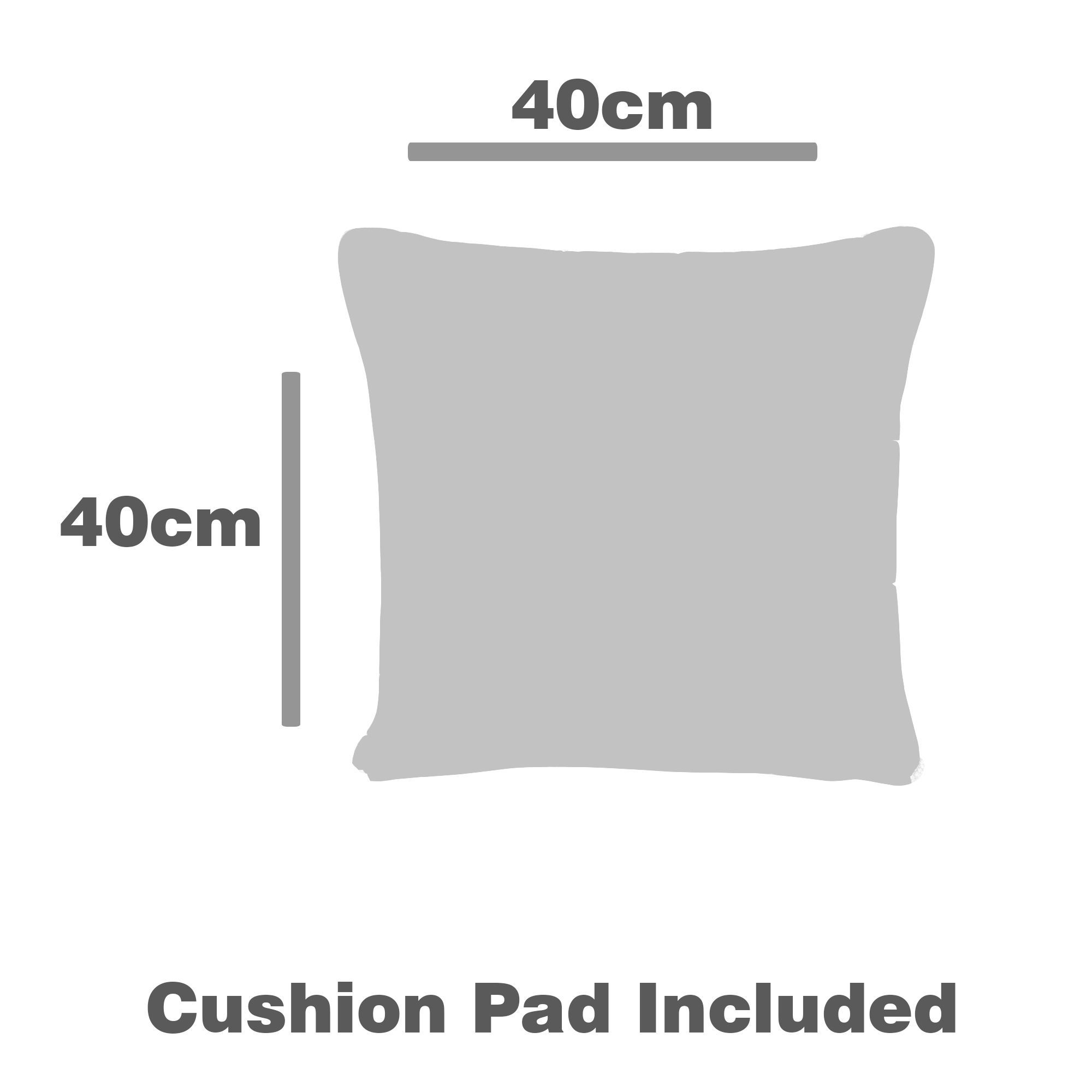 Colours Melon Plain Mauve Cushion (L)40cm x (W)40cm