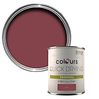 Colours Merlot Eggshell Metal & wood paint, 750ml