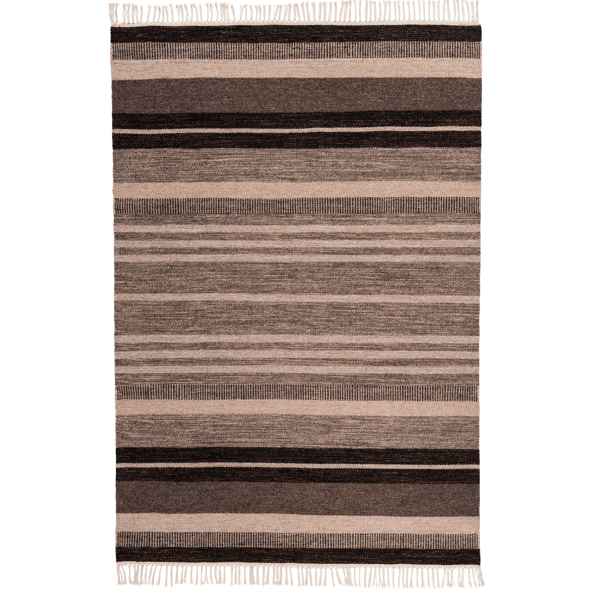 Colours Mila Natural Striped Large Rug, (L)230cm x (W)120cm