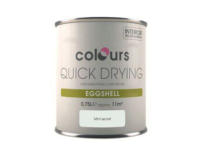 Colours Mint secret Eggshell Metal & wood paint, 750ml