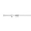 Colours Misty Gloss White Extendable Curtain pole, (L)1700mm-3000mm (Dia)13mm
