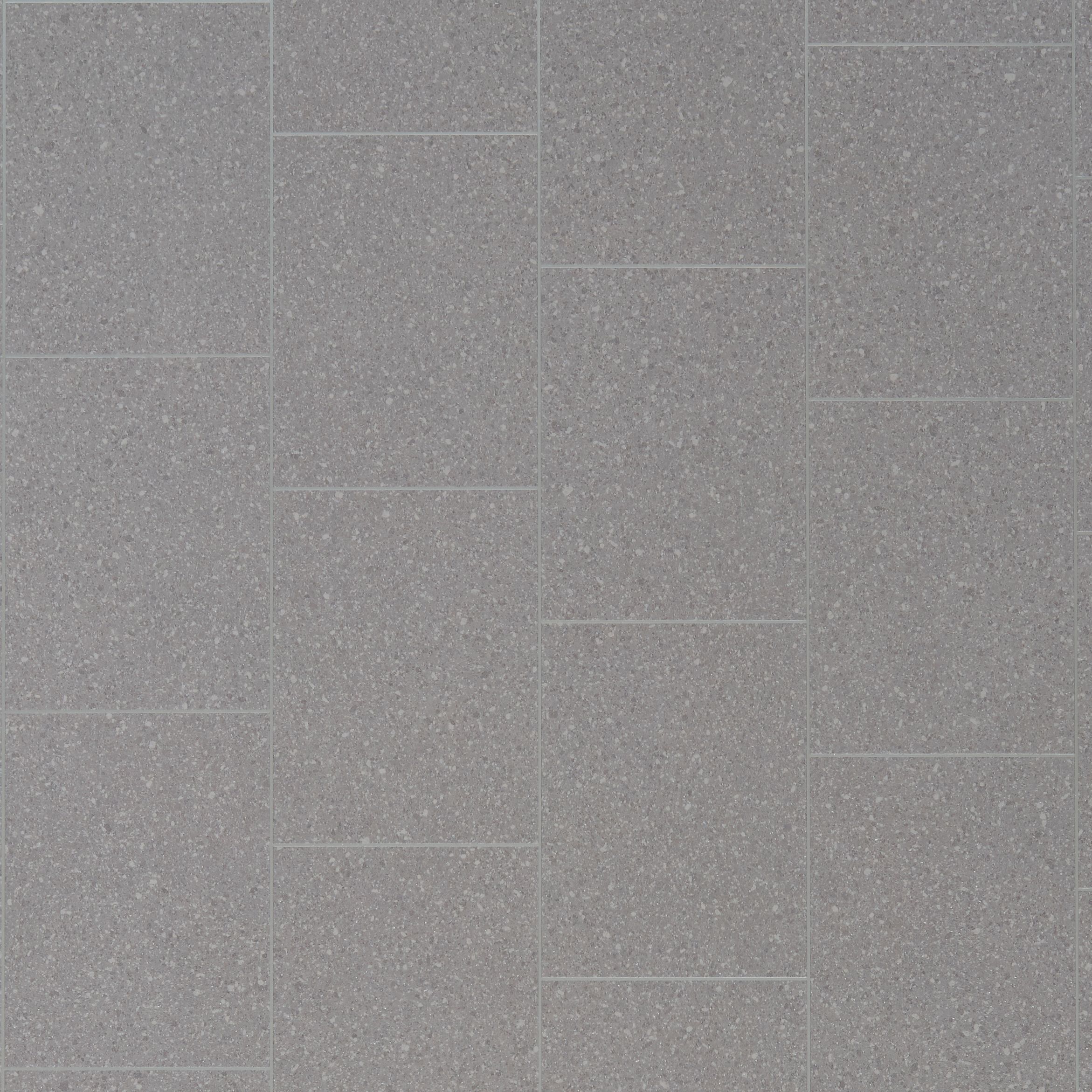 Colours Monzen Grey Tile effect Vinyl flooring, 4m²