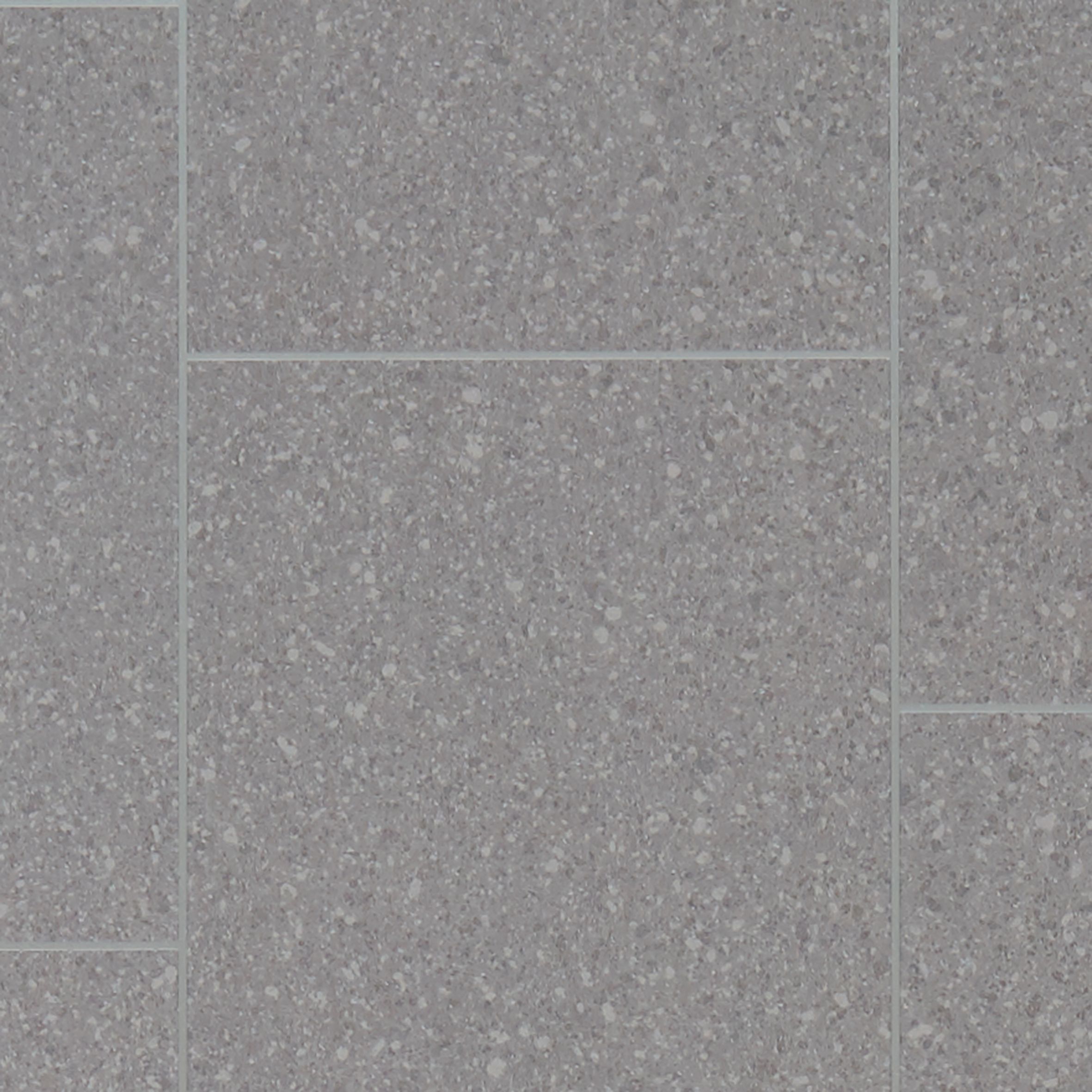 Colours Monzen Grey Tile effect Vinyl flooring, 4m²