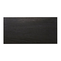 Colours Natural Anthracite Satin Stone effect Porcelain Wall & floor Tile Sample