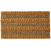 Colours Natural Rectangular Door mat, 70cm x 40cm