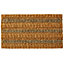 Colours Natural Rectangular Door mat, 70cm x 40cm